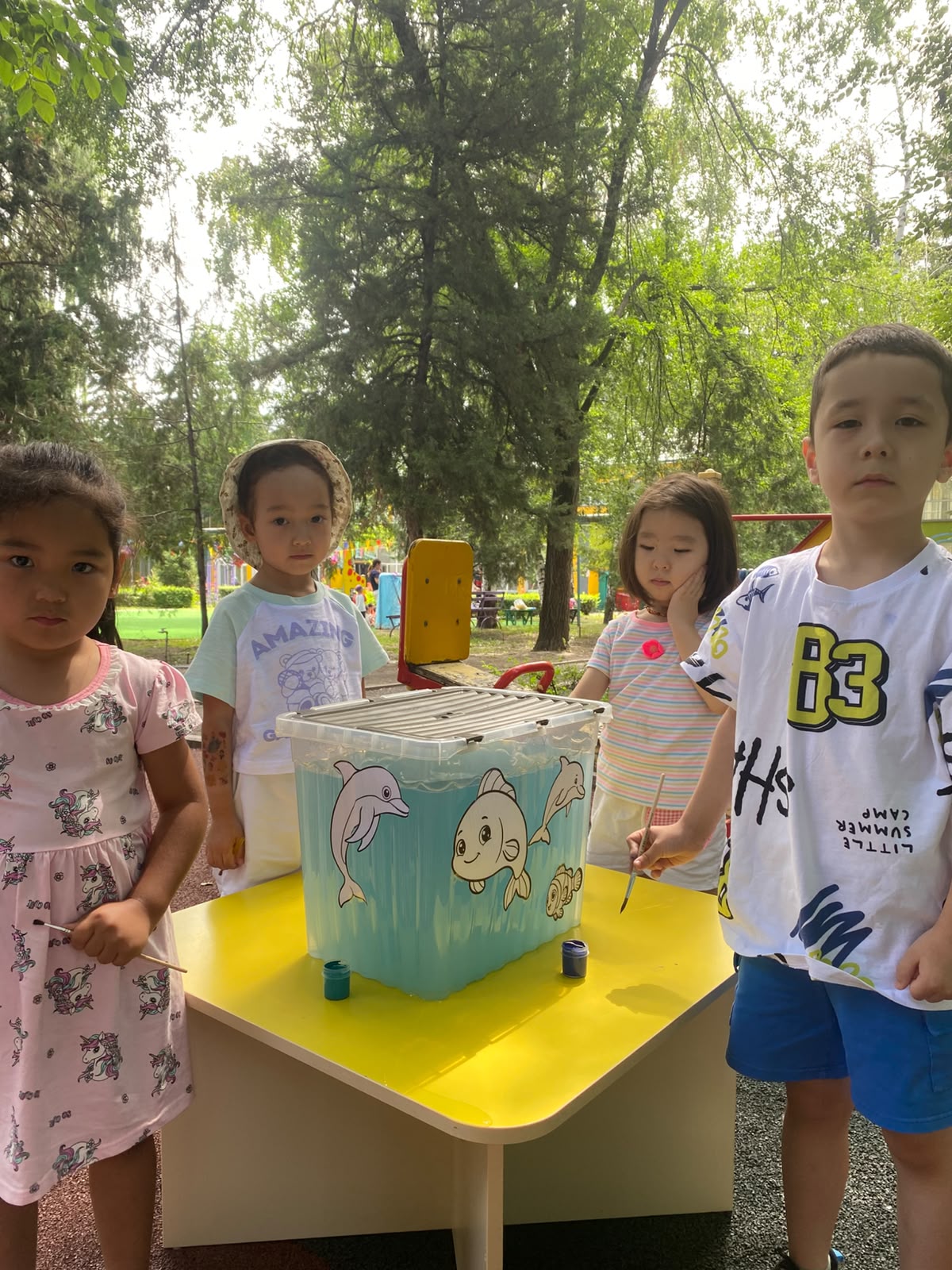Тақырыбы: "Балықтар әлеміне саяхат".